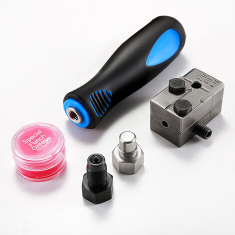 Outil d'Évasement Double Kit d'Outil d'Évasement de Tuyaux de Freins pour Tubes 3/16" SAE à 45 Degrés Automobile pour Tubes en Cuivre Acier Nickel