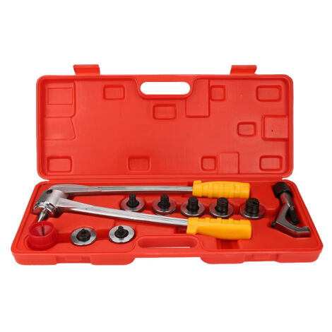 Outil d'expansion d'évasement de tuyaux manuel, têtes en cuivre hydrauliques, Kit de sertissage de tubes