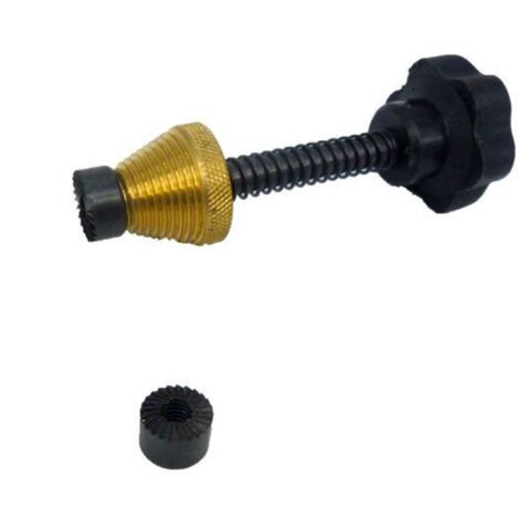 Outil d'installation de robinet avec guide fileté, coupe-joint en acier pour robinets de 1/2" et 3/4"