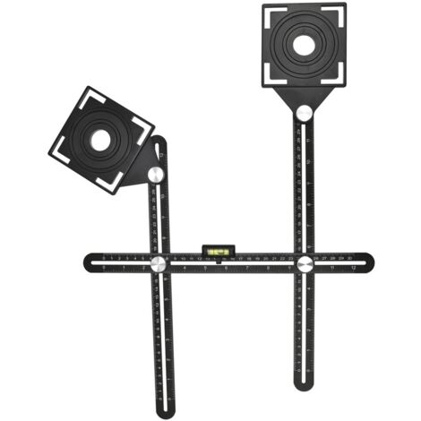 Outil du carreleur geko g64992 aluminium bras réglables niveau