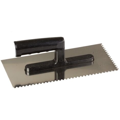 Outil du carreleur mega 270x130 mm acier inoxydable dents 12x12 mm