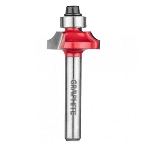 Outil du menuisier Graphite 56h224 profil arrondi palier intégré