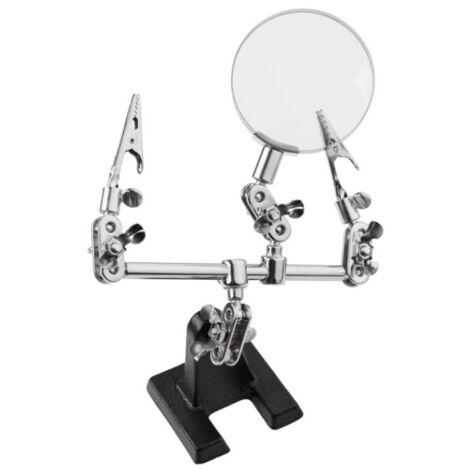 Outil et protection du soudeur no-name third hand base métal loupe