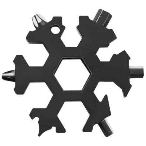 Outil Flocon de Neige - Multifonction 18 en 1 - Acier - Cadeau Parfait