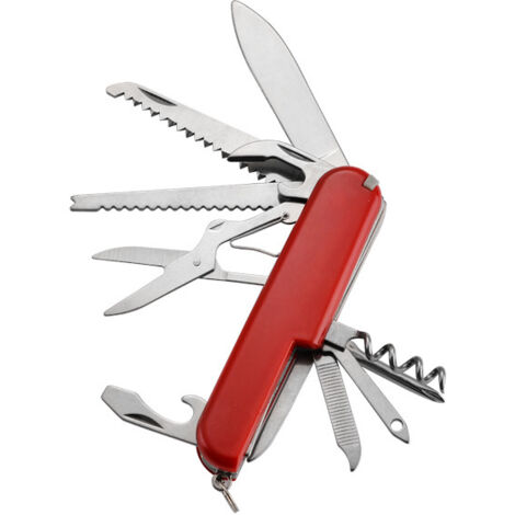 Outil Grimpeur Couteau de Poche de Poche Classique   (Rouge）