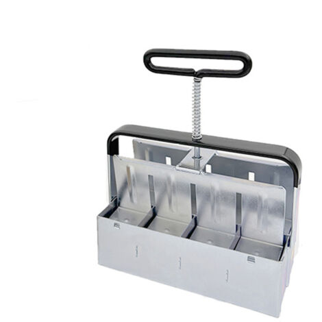 Outil manuel pour fabriquer des blocs de terreau de semis (8 x 2 pouces), idéal pour le jardinage et le rempotage.