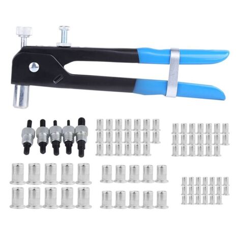 Outil manuel robuste pour rivets et écrous, manche ergonomique anti-fatigue pour travaux intensifs
