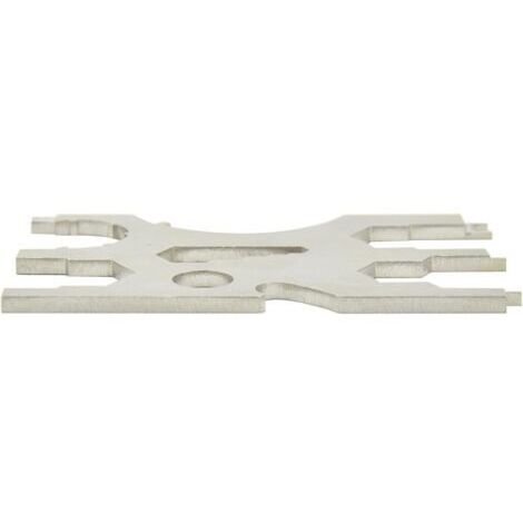 Outil multifonction 15 en 1 pour l'entretien de la plongée sous-marine pour tuyaux de régulateur, clé à main en acier inoxydable 316 et kit de réparation pour plongeurs