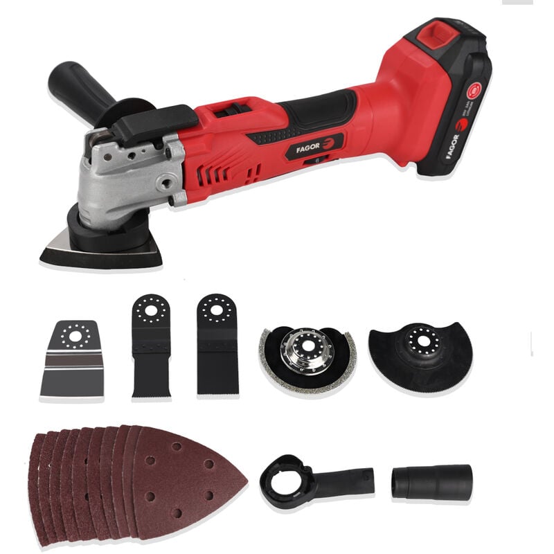 Ponceuse multifontions sans fil 20v Fagor fgmt20v