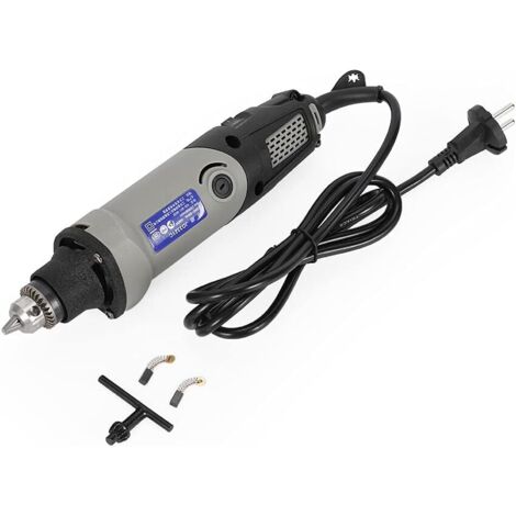 Outil multifonction 400 W Ponceuse électrique rotatif 6 vitesses variables 5000-28000 tr/m Appareil de gravure pour perçage, gravure, polissage, meulage, dérouillage -