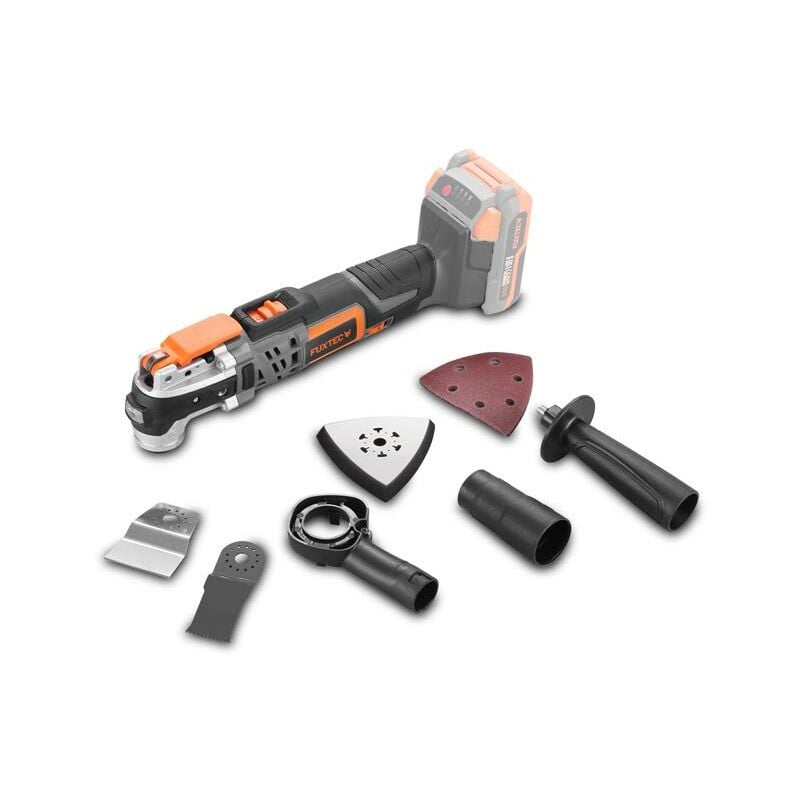Outil multifonction batterie Fuxtec FX-E1MT20 - 20V scier poncer gratter - Sans batterie ni chargeur