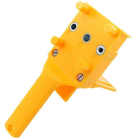 Outil multifonction Localisateur de perceuse de gabarit de goujonnage à 3 broches outil de travail du bois Mini joints de cheville en plastique