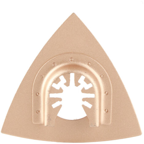 Outil Multifonction Oscillant avec Lame de Scie et Fraise Carbure Triangle pour Coupes Rases