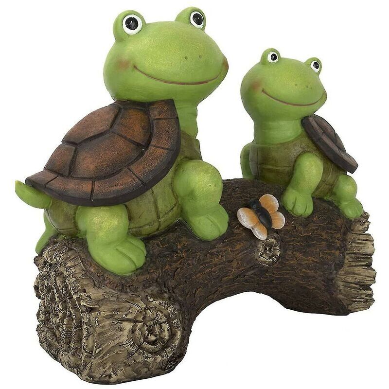 Outil multifonction t Urtles Statue de jardin à led solaire Décoration en résine Cadeau parfait