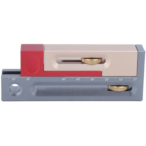 Outil Polyvalent pour le Travail du Bois : Régulateur de Fente de Scie, Tenon à Mortaise – Ajusteur de Fente de Scie de Table Efficace pour Boîtes Rotatives – Alliage