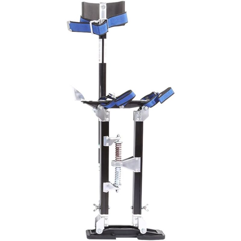 Outil pour Cloisons Sèches, échasses pour Cloisons Sèches, échasses de Plâtrage, Outil de Peintre Professionnel Réglable en Alliage D'aluminium de 24