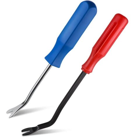 Outil pour enlever les agrafes de tapisserie d'ameublement, Agrafe Lifter Décapant à usage intensif Outil de suppression d'extracteur d'ongles Outil de suppression des clous de tapisserie(2pcs)