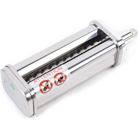 Outil pour mixeur Kitchenaid, accessoire de machine à pâtes, rouleau à pâtes, coupe-spaghet, coupe-graisse, embout de pâtes multifonction pour Kitchenaid (Fettuccine Cutter)