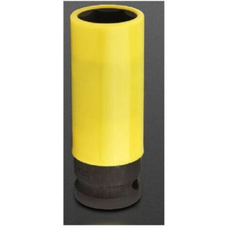 Outil pour retirer les vis de pneus de voiture, tête Allen jaune 1/2", manchon de protection pour pneu (19 mm)