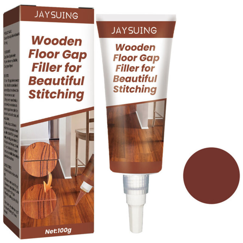 Outil réparation bois 100g – Mastic couleur merisier pour parquet et meubles – Répare rayures, fissures et petites imperfections rapidement