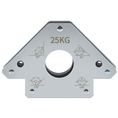 Outil soudage magnétique 25kg, positionneur angles 45/90/135/180°, support fixation pour soudage tuyaux, pratique