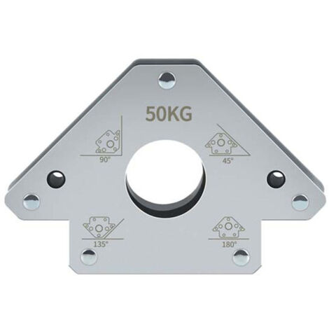 Outil soudage magnétique 50kg, positionneur multi-angles 45/90/135/180°, support fixation pour soudage tuyaux, atelier