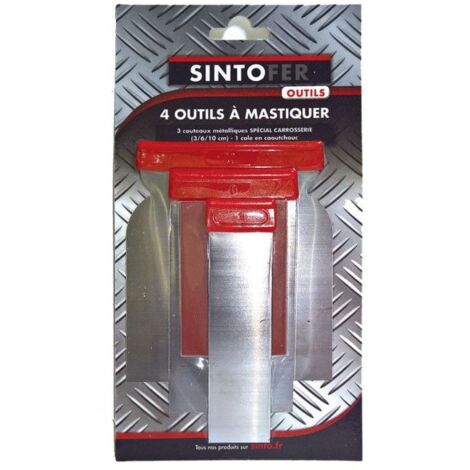 Outils à mastiquer SINTOFER 4 pièces - SINTO - 75005