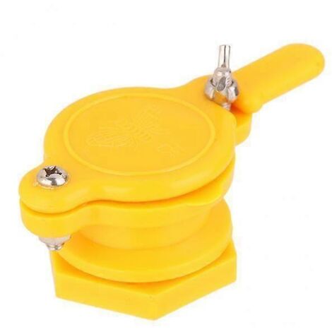 Outils apicoles en nylon jaune, robinet à miel, accessoires pour secoueur à miel, vanne à miel