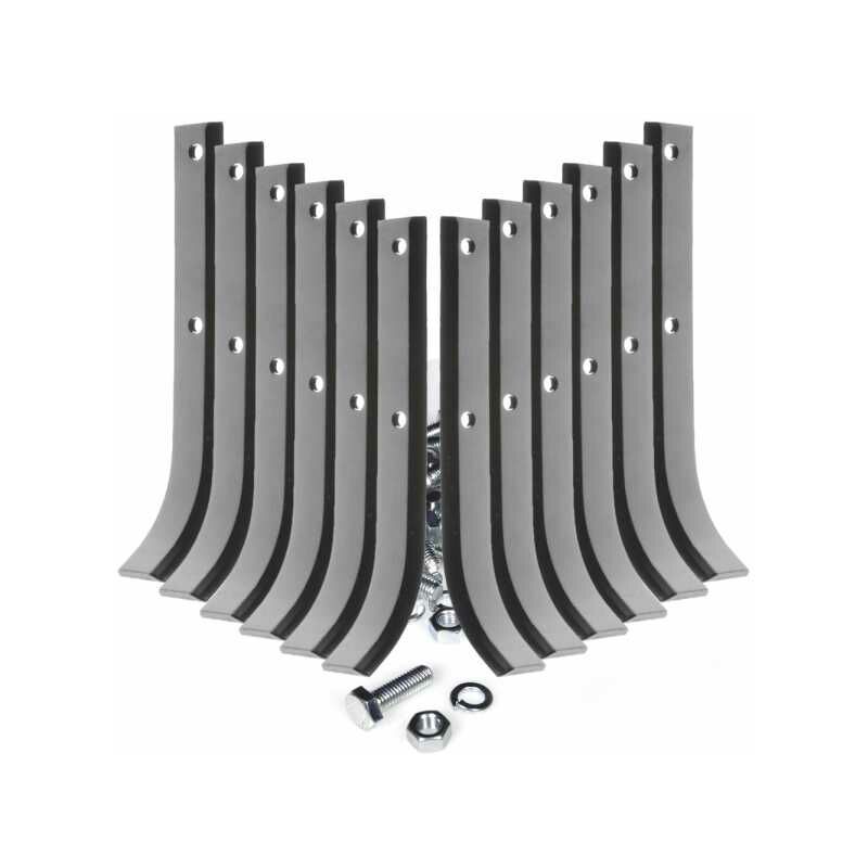 Outils couteaux fraises Type bineur Ø360 mm l. 230 mm. Six paires droite/gauche avec boulons