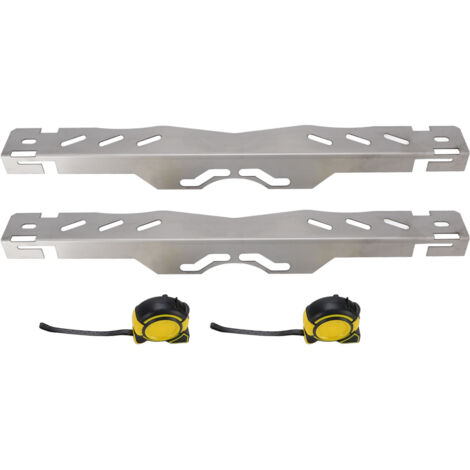 Outils d'alignement de roues, moyeu automobile robuste, plaques d'orteil en acier allié pour la réparation des pneus de véhicules avec 2 rubans à mesurer 2 pièces