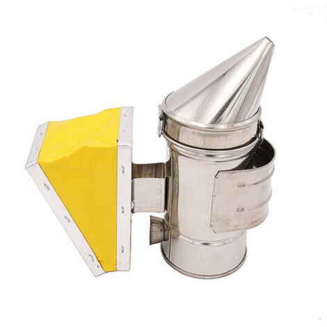 Outils d'apiculture d'exportation mini fumeur de cuir en acier inoxydable mini fumeur de pointe de trompette