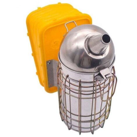 Outils d’apiculture en acier inoxydable – Fumeur de ruche professionnel, lot de 4 pièces, résistant à la corrosion, idéal apiculteur débutant ou confirmé