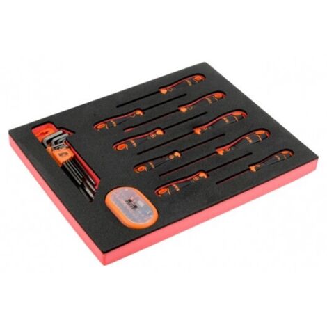 Outils d'applique Bahco fit&go 2/3 mousse bicolore résistante