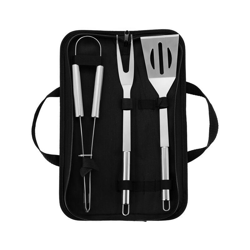 Outils de barbecue, 3 pièces accessoires de barbecue Kit de barbecue ustensiles de barbecue outil de barbecue ensemble de fourchettes à viande pinces