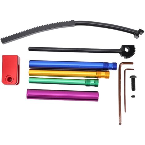 Outils de changement de pneus de vélo tout-terrain, changeur rapide et sans effort, comprend des tiges de support de 15, 17, 20 et 25 mm pour roues de 16 à 21 pouces, 25 axes mm.