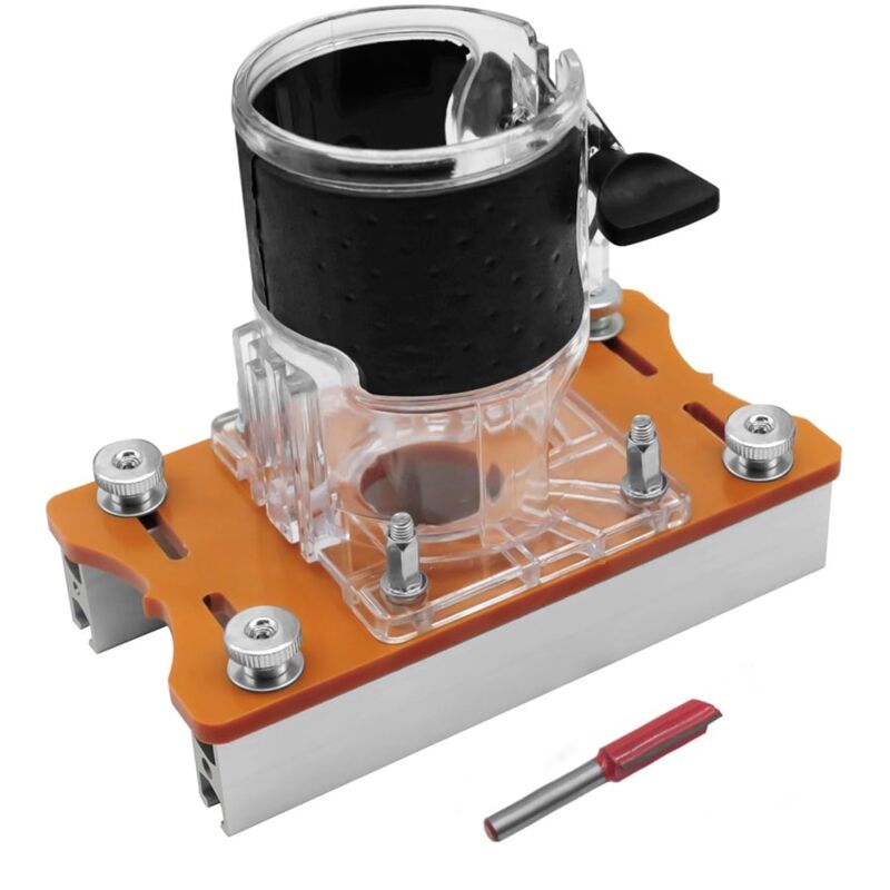 Outils de Coupe-Bois, Machine de Gravure de stratifié à Main électrique 2 en 1, Base de Routeur de Fraisage de Coupe, Coupe-bordure en Bakélite,