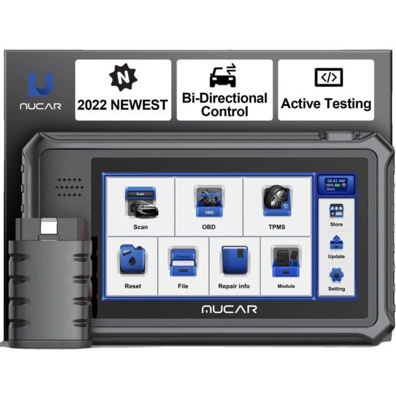 Outils de diagnostic de voiture, couverture complète du système, 28 réinitialités, mucar VO6