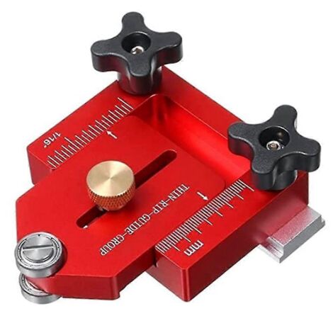Outils de guidage de coupe 2024, gabarit pour scie circulaire mince, butée de coupe rapide, rail en T réglable pour scie circulaire mince.
