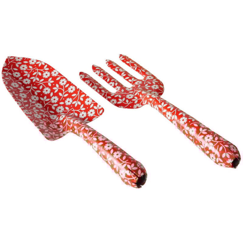 Boltze Gruppe - Outils de jardin lilly : mini-pelle et mini-fourche à fleurs, ensemble de 2 pièces