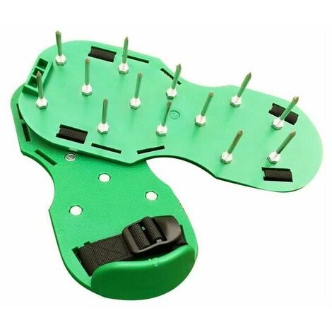 Outils de jardin, sandales à pointes, chaussures de jardin, outils d'adoucissement du sol, marche, revitalisation du sol, type vert Pratique et pratique