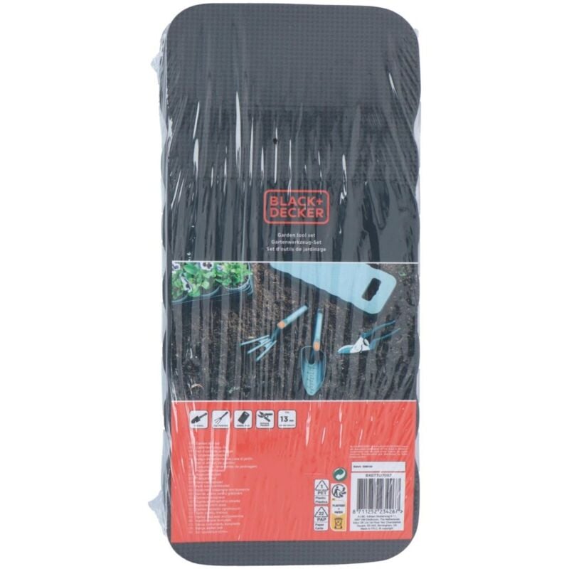 Northix - Ensemble de jardin Black&Decker 4 pièces