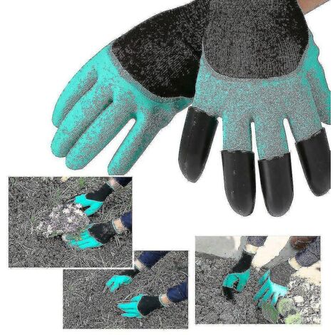 Outils de jardinage, de bêchage, de plantation et de taille, entretien de la pelouse, gants Garden Genie 4/8 griffes