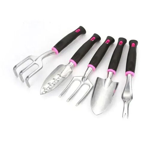 Outils de jardinage en alliage d'aluminium, outils de jardin, cadeau, arrosoir en pot, plantation de fleurs, désherbage, ensemble de 5 pièces TONCHEAN (SKU produit : 94968812  SKU Offre : S181622)