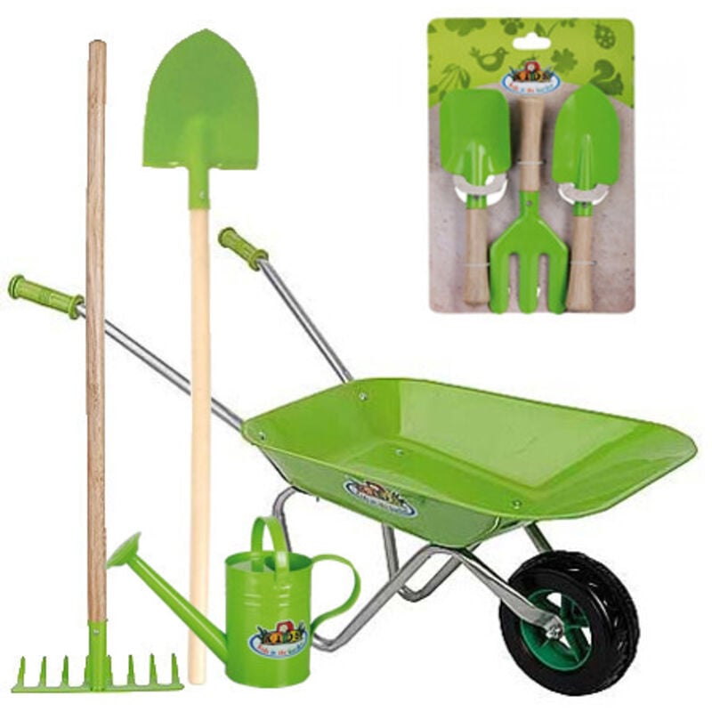 Esschert Design - Outils de Jardinage Enfants en bois et métal