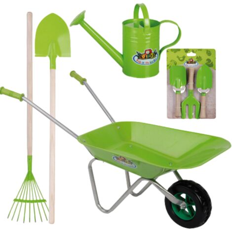 Outils de Jardinage Enfants en bois et métal