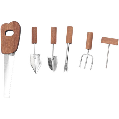 Outils de Jardinage Miniatures 1/12 pour Maison de Poupée, Accessoires de Décoration DIY