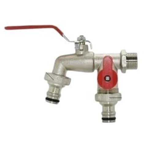 Outils de jardinage : robinet en laiton (parties intérieure et extérieure), interrupteur facile à utiliser, levier, vanne d’arrosage, vanne à bille.