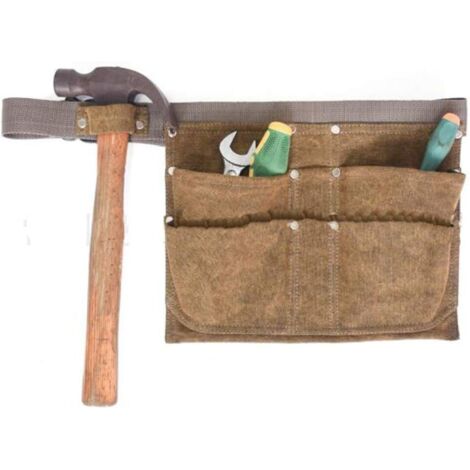 Outils de jardinage sac de taille ceinture réglable sac de travail professionnel robuste couleur boue résistant à l'usure