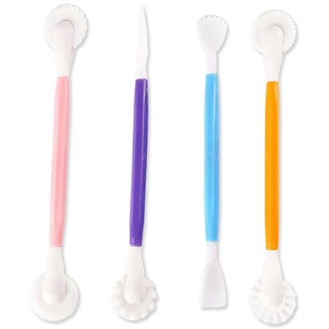 Outils de modelage pour la décoration de gâteaux en fondant, motifs variés, décoration florale