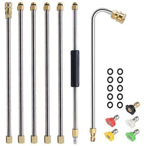 Outils de nettoyage de gouttières, rallonge pour nettoyeur haute pression, accessoires pour nettoyeur haute pression